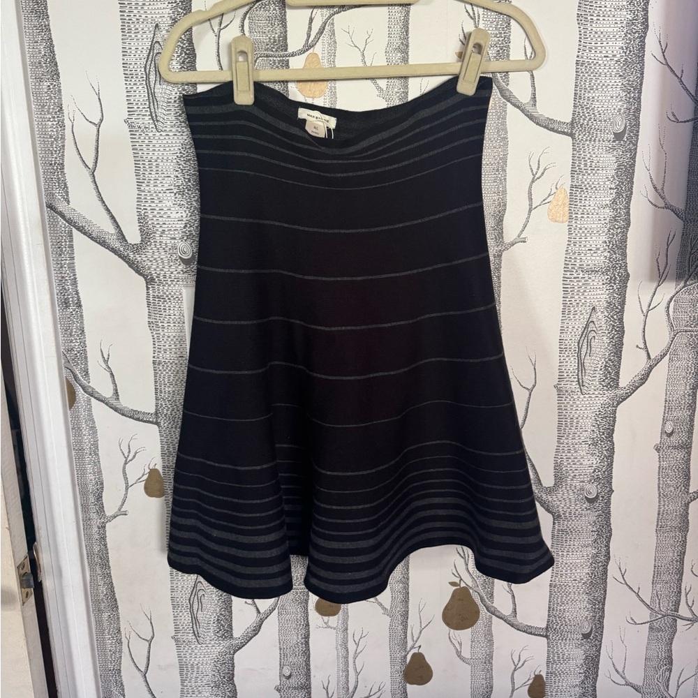 Max Studio Skirt A-line M/L stripes